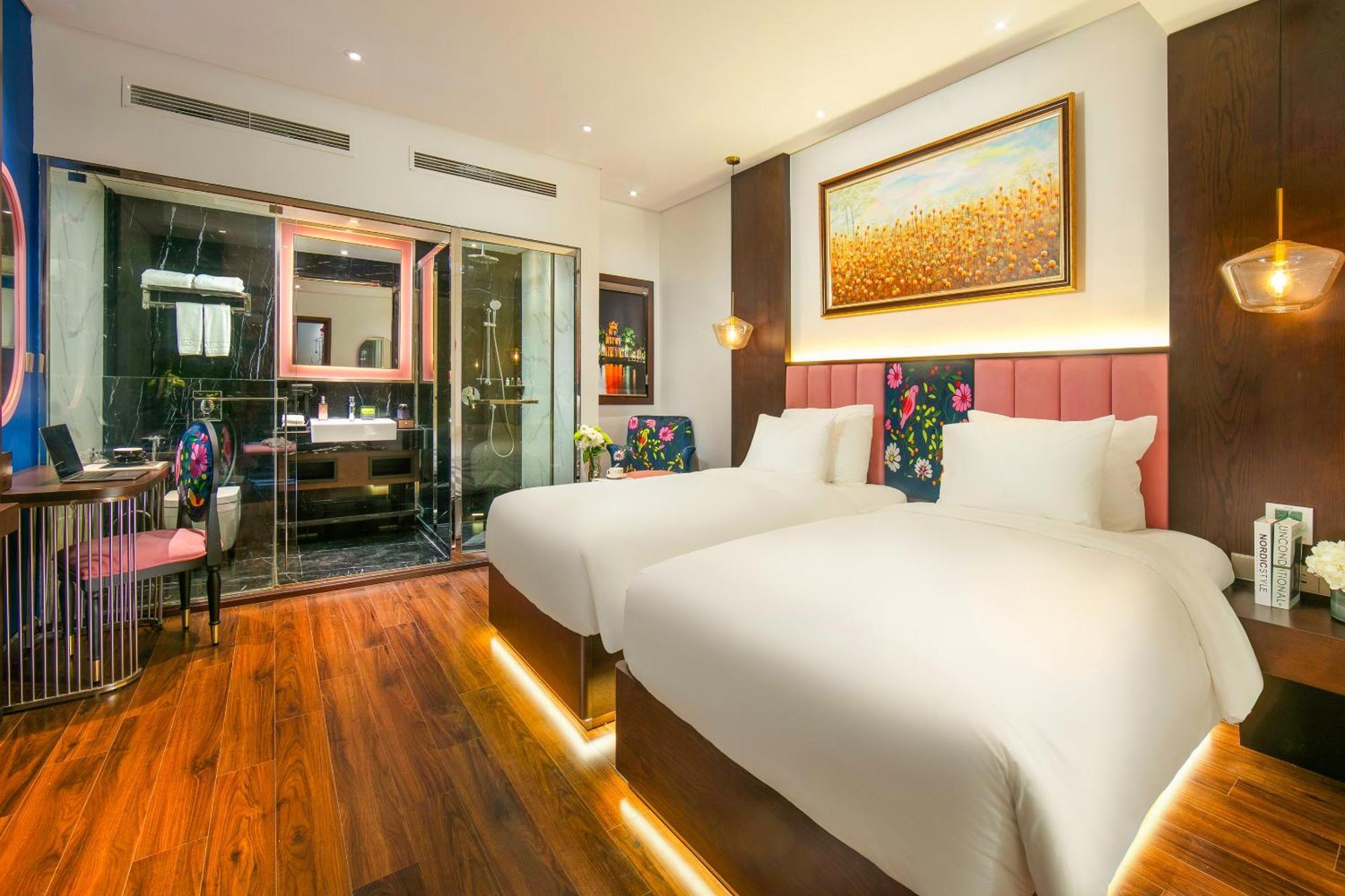 Aurora Central Hanoi Hotel Hanói Exterior foto